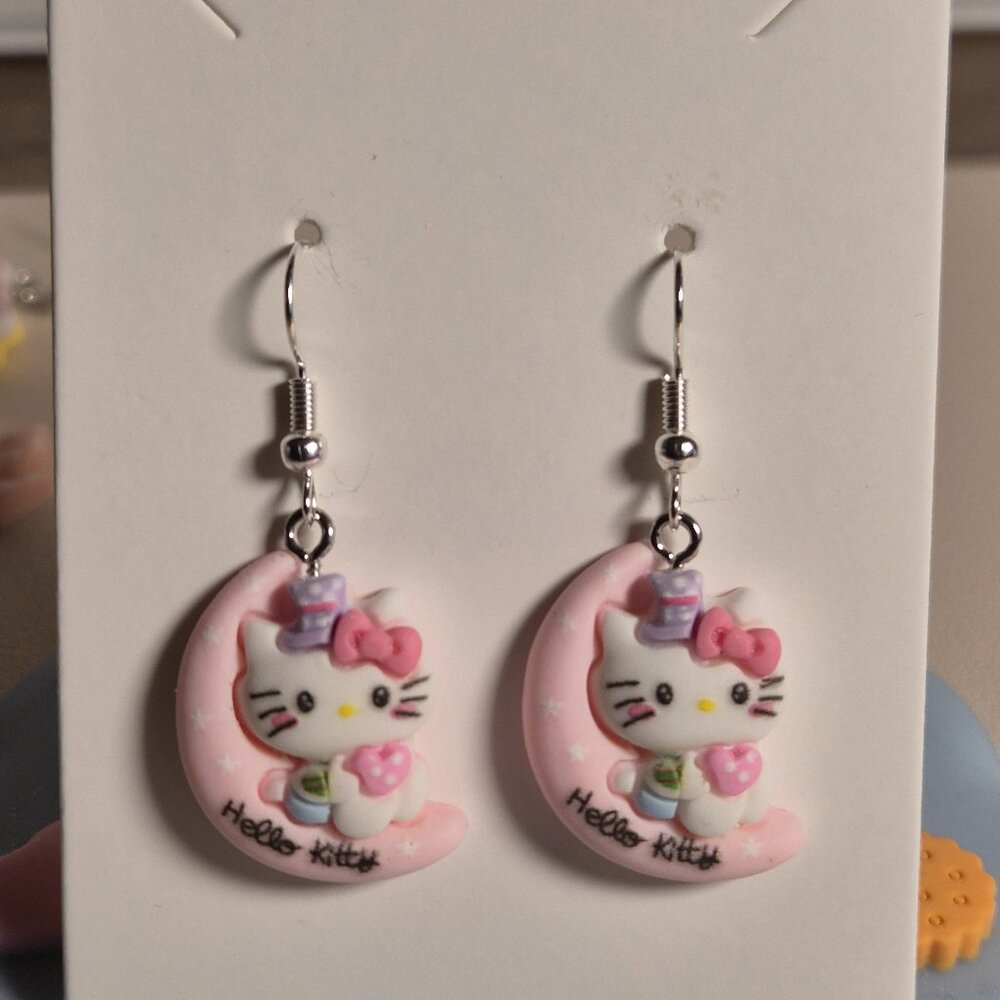 Sanrio Hello Kitty Cute Earrings Kawaii Accessories